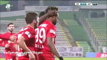 Mbilla Etame Goal HD - Giresunspor 0-1 Antalyaspor - 21-01-2016