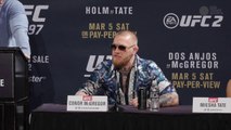 Conor McGregor says Floyd Mayweather needs to learn before he opens his mouth