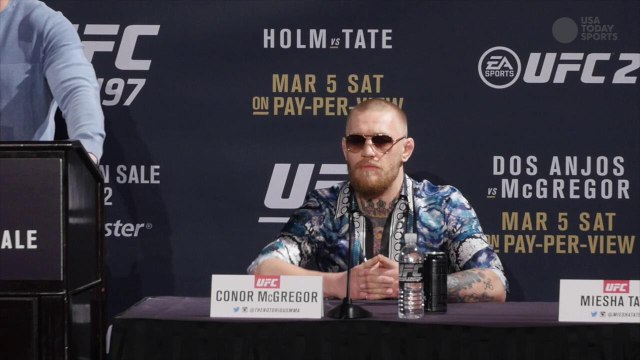 Conor McGregor takes over the UFC 197 on-sale press conference