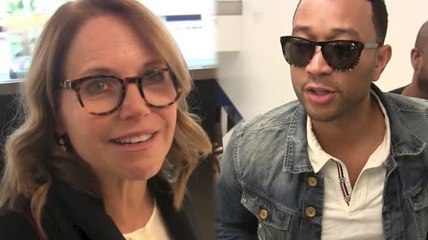 John Legend y Katie Couric hablan sobre el boicoteo de diversidad de los Oscars