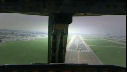 Strong Crosswind Landing London Heathrow  Video Arts