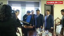 Kalkınma Bakanı Yılmaz, Kırgızistan Ekonomi Bakanı Kozhoshev ile Bir Araya Geldi