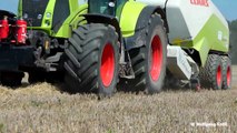 Claas Axion 840 mit Claas Quadrant 3200 RC