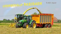 John Deere 6950 Loonbedrijf Paridaen gras hakselen