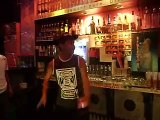 Ogy M. Fauzy flair in BTD Bar, Phuket,Thailand._ By Toba.tv
