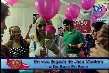 En vivo llegada de Jasú Montero a DBEB