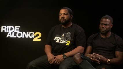 Ice Cube and Kevin Hart play Ride Along 2 game