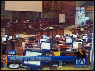 Titulares de tres funciones rindieron cuentas a la Asamblea Nacional