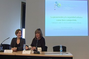 Colau en el Foro Español para la Prevención y Seguridad Urbana