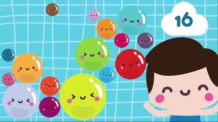 Count to 20 Song for Children | Counting Bubbles