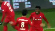 Abdoulay Diaby Goal 0:1 / AA Gent vs Club Brugge KV (Belgian Cup) 21.01.2016