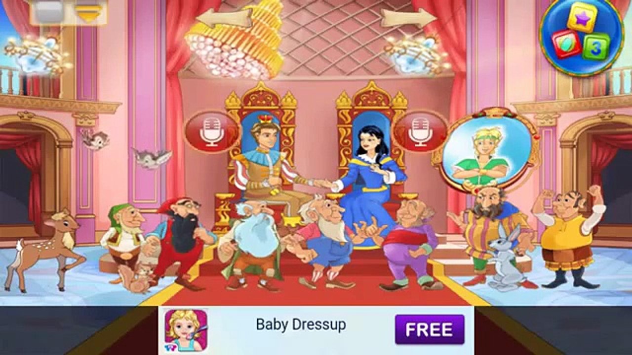 Snow White & the Seven Dwarfs   TabTale Android gameplay Movie  apps  free  kids  best  top TV film (360p)