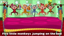 Best Nursery Rhyme - Five Little Ducks And Monkey   Kids Hut - Rhymes