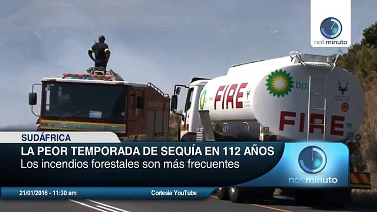 Sudáfrica sufre la peor temporada de sequía en 112 años