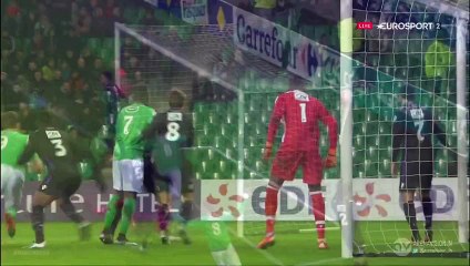 AS Saint Etienne v. AC Ajaccio 1-0 Jean-Christophe Bahebeck Goal   - Coupe de France 21.01.2016 HD