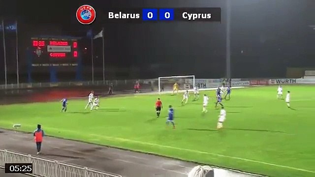 Belarus U21 vs. Cyprus U21 2 - 2 All Goals (UEFA U21 Championship - 17 November 2015)