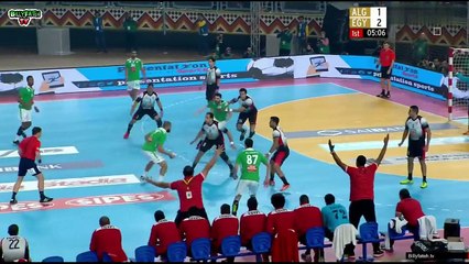 Égypte VS Algérie HandBall CAN 2016 1er Mi-temps