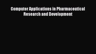 PDF Download - Computer Applications in Pharmaceutical Research and Development Read Online