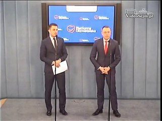 Poseł Krzysztof Brejza - konferencja z 22 grudnia 2015 r.