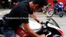 Yamaha R1 Bazzaz ZFi Dyno & Termignoni Single Exhaust - Motodynamics Technology Malaysia