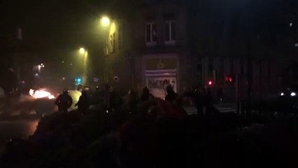 Manif agricole tendue à Quimper