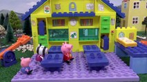 Peppa Pig Toy Train Construction Set Play Doh Duplo Thomas and Friends Toys Juguetes de Pe