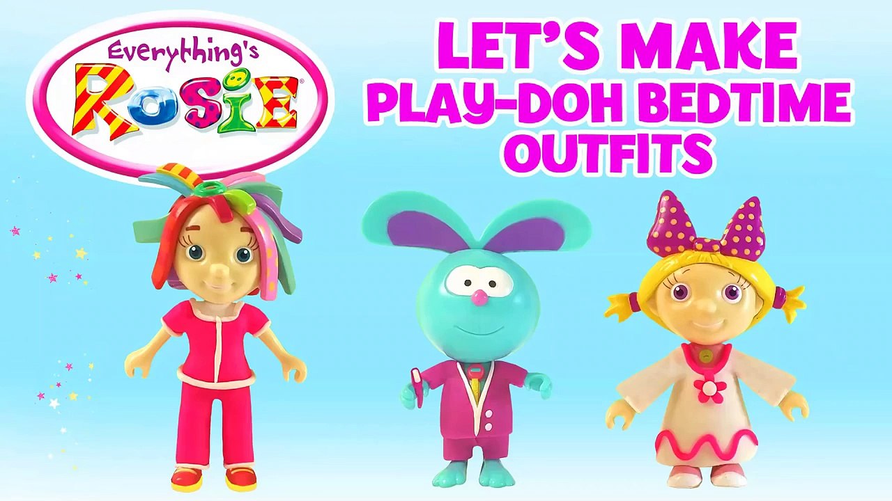 How to Make Play Doh Bedtime Outfits with Rosie (Everythings Rosie)