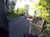 Heroic motorcyclist saves suicidal woman\'s life