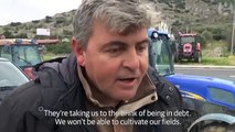 Greek farmers protest against austerity