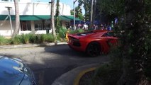 Un voiturier met le feu à une Lamborghini Aventador