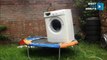 Finally, a YouTube Channel Full of Washing Machines Loaded With Bricks on Trampoline