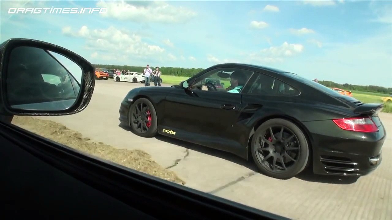 Nissan GT R Jury vs Porsche GT2 9ff vs Porsche 911 Switzer vs Nissan GT R Switzer