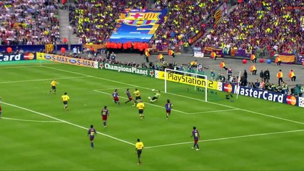 الشوط الاول مباراة برشلونة 2-1 ارسنال - نهائي دوري الابطال 2006