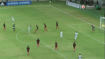 GOL DO CEARÁ! Biteco dá grande passe para Siloé, que limpa a zaga e marca o primeiro da partida