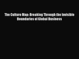 [PDF Download] The Culture Map: Breaking Through the Invisible Boundaries of Global Business