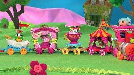 Mini Lalaloopsy Silly Pet Parade and Train | Lalaloopsy
