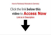 How to Painlessly Relocate to Germany Review - PDF