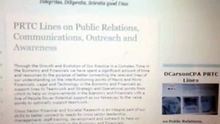 DCarsonCPA PRTC Lines on Communications and Public Relations