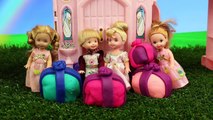 Kelly Kingdom Princess Palace Play Doh Surprise Presents with Disney Frozen Kids Alex and Felicia