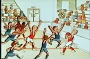 Curious George Plays Basketball (Old Cartoon 1980s)