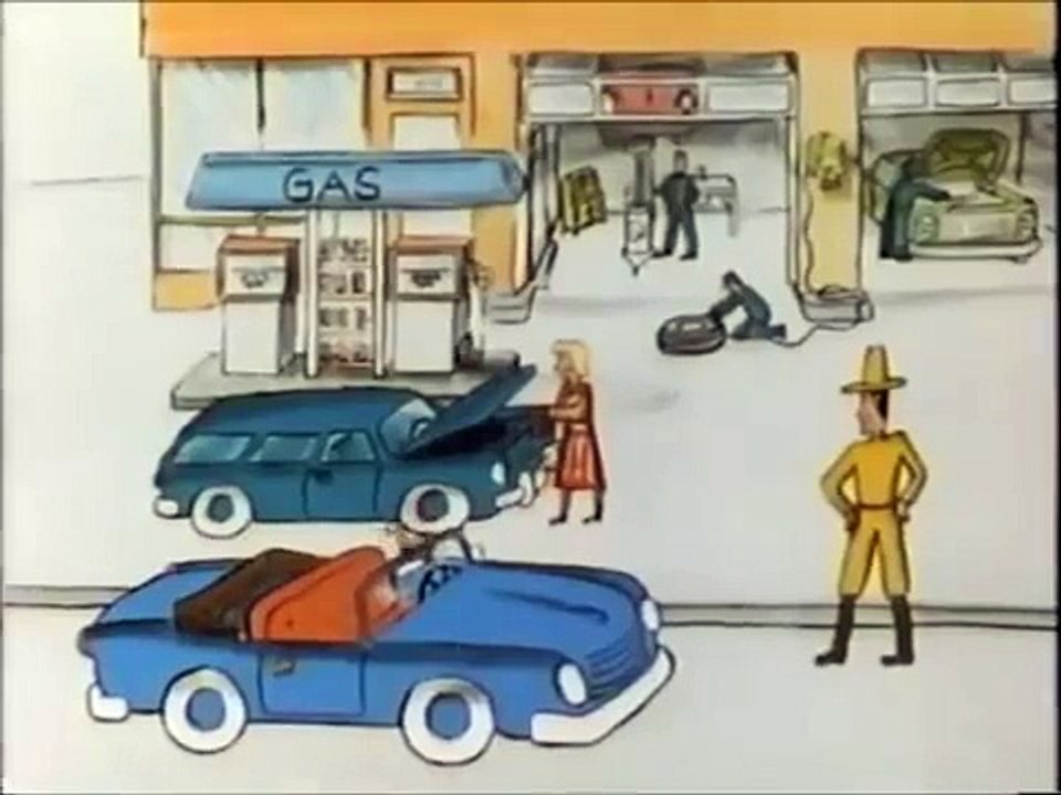 Curious George Goes to a Gas Station