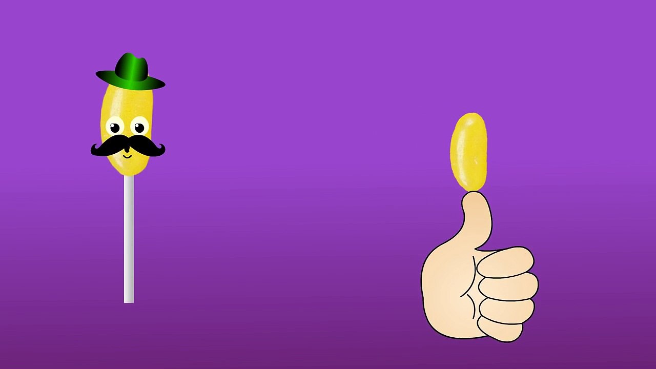 Candy Finger Family Nursery Rhyme - Daddy Finger Song #7