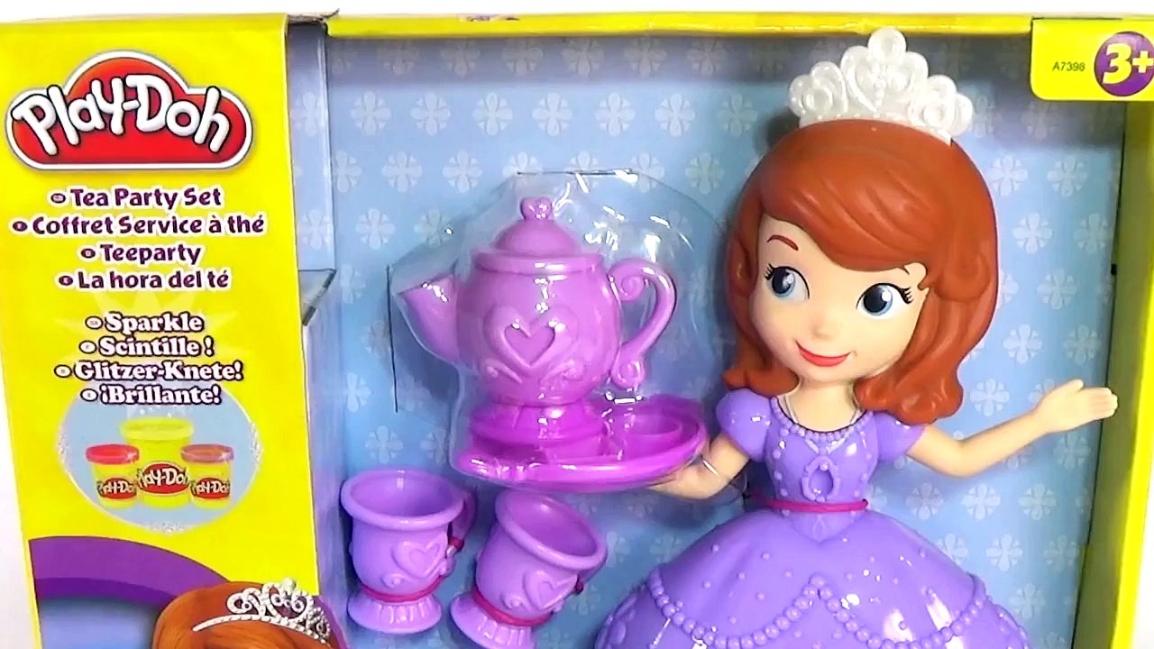 Massinha Play Doh em portugues Princesa Sofia The First Hora do Chá Disney Kids Brasil