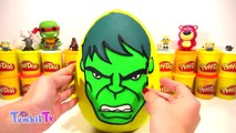 Yenilmezler Hulk Dev Sürpriz Yumurta Oyun Hamuru - Avengers Hulk Oyuncakları TumbikTV