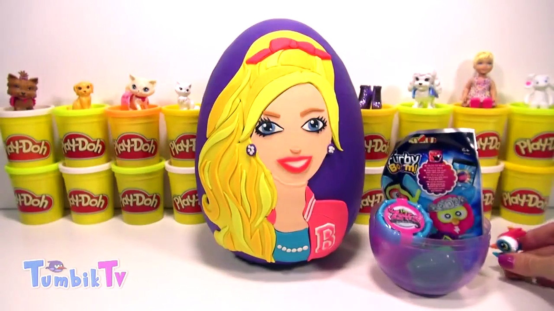 Barbie ve Kedisi Sürpriz Yumurta Oyun Hamuru - Barbie Kıyafetleri Barbie  Bebekleri ve Ak TumbikTV - Dailymotion Video