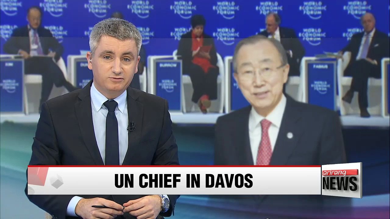 Davos 2016: UN chief urges leaders to address climate change, poverty