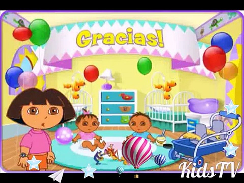 мультик cartoons Dora Playtime with the Twins for little girls