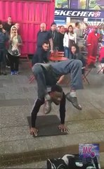 Valentin Bosioc Rubber like body fully stretchable