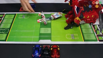 [Toy pongpong] Turning Mecard EVAN vs TERO Standard battle ! Play