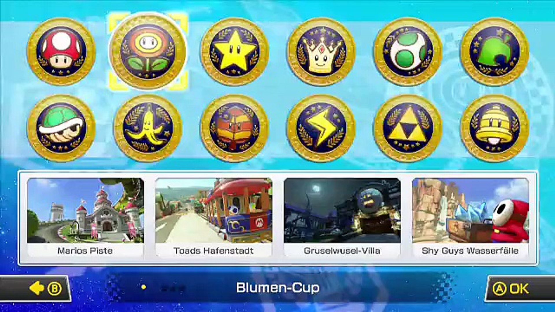 kijk in overdracht Redding Nintendo Wii-U Mario Kart 8 [HD Video] Flower Cup - Blumen Cup 100ccm High  Quality Gamingstream Lets´s Play Mario Kart 8 - video Dailymotion